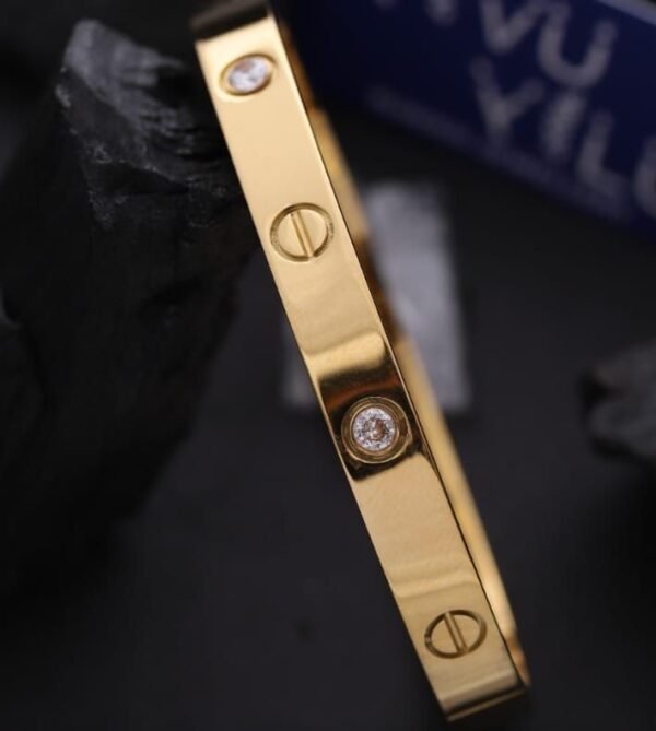 22k gold plated cartier bracelet