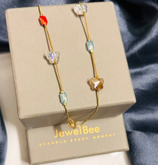 Pearl and bead mala set with bracelet