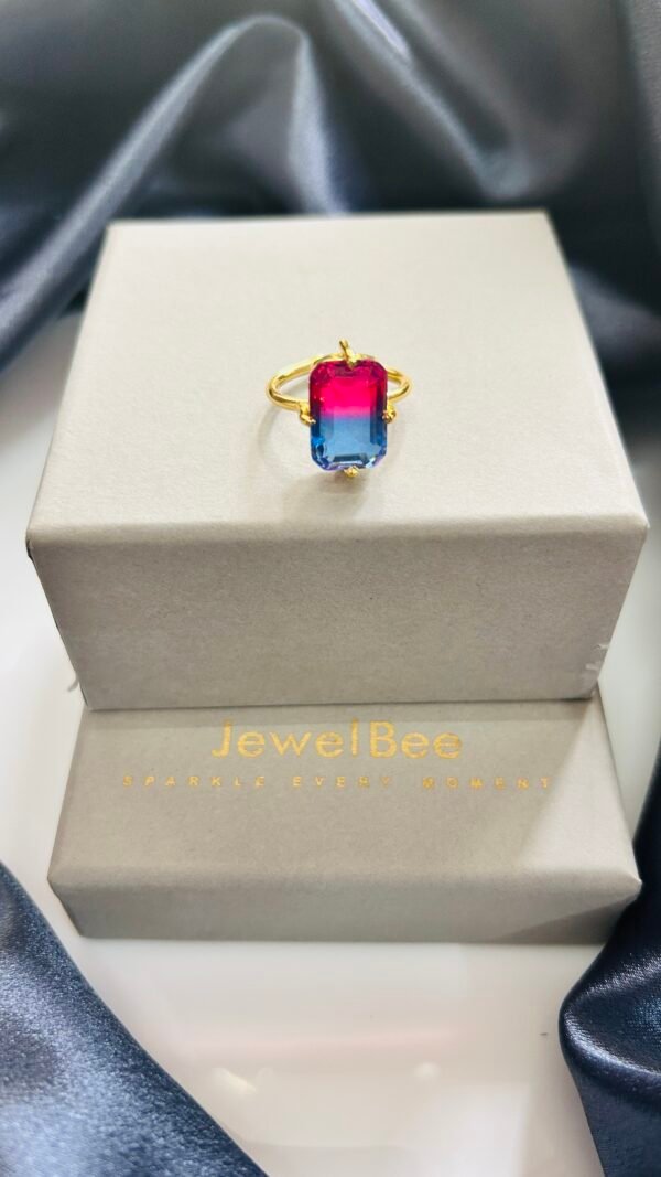 Statement Duplet Rings( Adjustable)