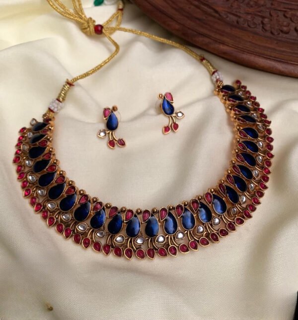 Traditional Enamel Necklace set