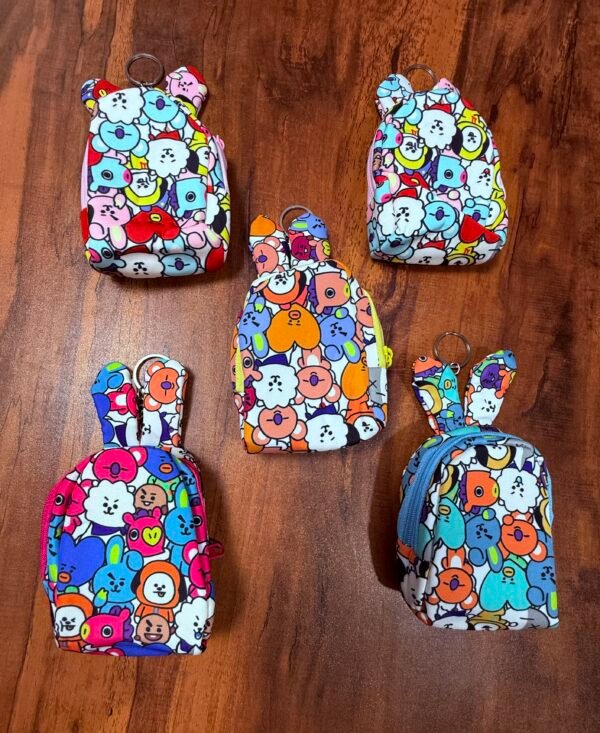 Bunny Pouch Keychains