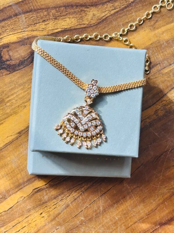 Premium Short Addigai with panchaloham pendant