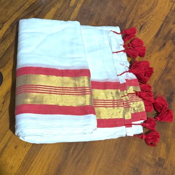 Shivadha Mull Cotton Saree 120 count with Blouse Piece