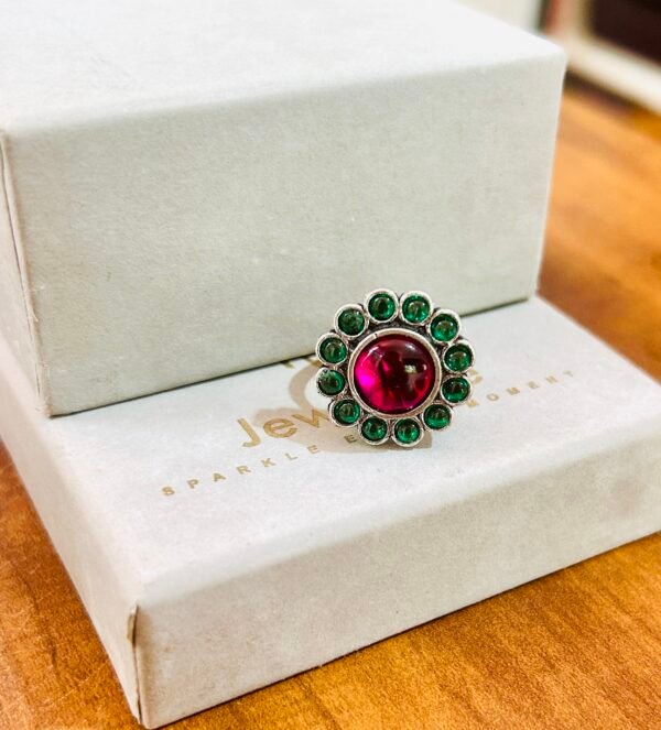 ZX Stone Adjustable Rings