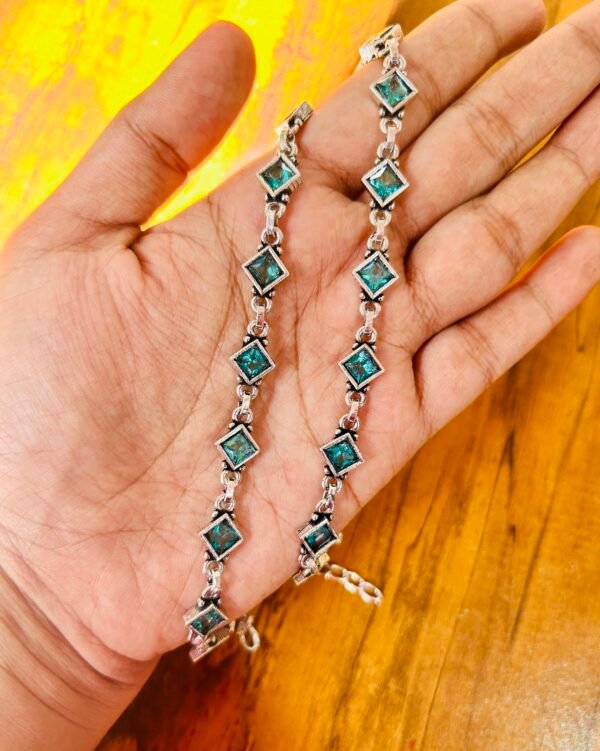 Savaria Anklets- Light Blue Anklet