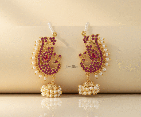 Traditional Srindha Earrings with Matti