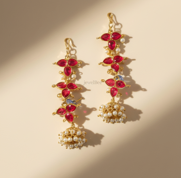 Traditional Seetha Vaibogam Jhumki with Matti