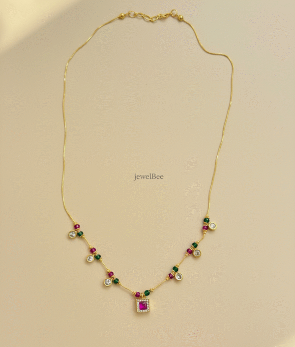 18k Gold Plated Riya Invisible Chain-[Anti tarnish]