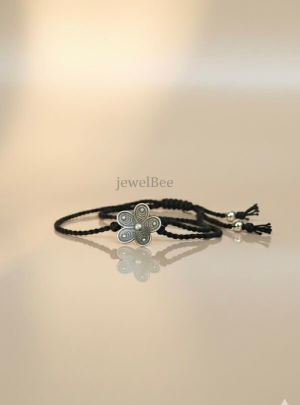 Flower Thread Anklet - Single Piece